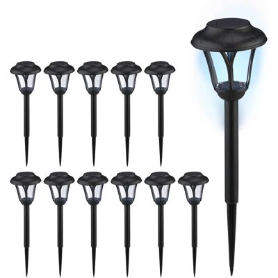 Relaxdays Solar Gartenlampen Set 12 - Außenbeleuchtung Relaxdays Solar Gartenlampen Set 12 - Außenbeleuchtung