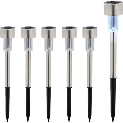 RELAXDAYS Gartensolarleuchten Set - Wasserdichte LED-Lampen mit Dämmerungssensor RELAXDAYS Gartensolarleuchten Set - Wasserdichte LED-Lampen mit Dämmerungssensor