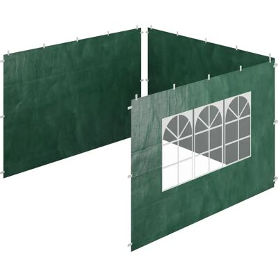 Relaxdays Green 2x3m Sidewalls Set 3 - Garden Gazebo Accessories Relaxdays Green 2x3m Sidewalls Set 3 - Garden Gazebo Accessories