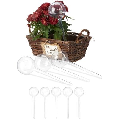 Relaxdays Bevattningskulor Set - 9 st, 8cm, 250ml Relaxdays Bevattningskulor Set - 9 st, 8cm, 250ml