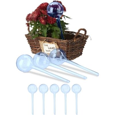 Relaxdays Bewateringsballen - Set van 9, 250ml Relaxdays Bewateringsballen - Set van 9, 250ml