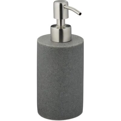 RELAXDAYS Manuell tvåldispenser - 180ml - Grå - Tvålbehållare RELAXDAYS Manuell tvåldispenser - 180ml - Grå - Tvålbehållare