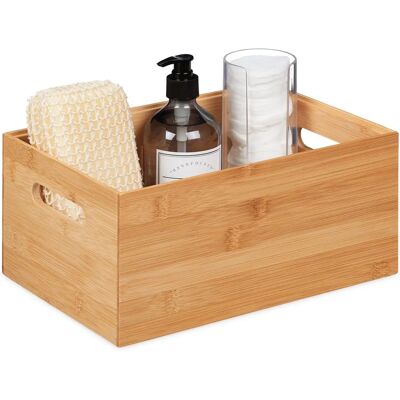 RELAXDAYS Bambus Aufbewahrungsbox - Stapelbarer Organizer - 14x30x20 cm RELAXDAYS Bambus Aufbewahrungsbox - Stapelbarer Organizer - 14x30x20 cm