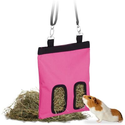 Relaxdays Kleine Dieren Hooinet - Katoen, Verstelbare Riem Relaxdays Kleine Dieren Hooinet - Katoen, Verstelbare Riem