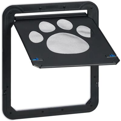 Relaxdays Husdjursparti - 42x37cm - Automatisk magnetstängning - Passar för stora hundar och katter Relaxdays Husdjursparti - 42x37cm - Automatisk magnetstängning - Passar för stora hundar och katter