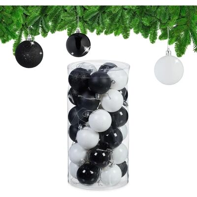 Relaxdays Kerstversiering - 30-delige ballenset Relaxdays Kerstversiering - 30-delige ballenset