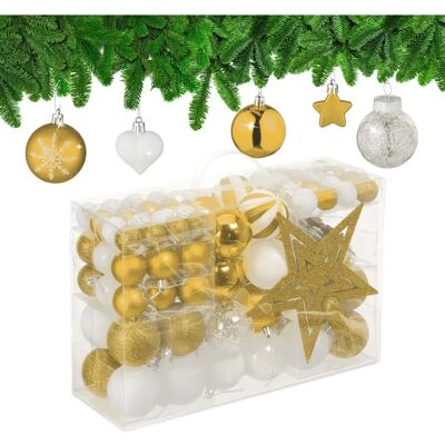 Relaxdays Christmas Baubles Set - Festive Decorations Relaxdays Christmas Baubles Set - Festive Decorations