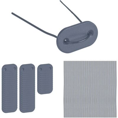 Relaxdays Privacy Screen Fixing Set - 52 Platen & Draden Relaxdays Privacy Screen Fixing Set - 52 Platen & Draden
