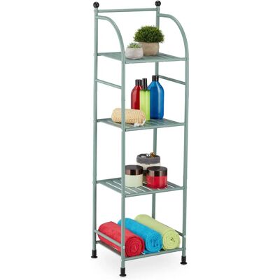 Relaxdays Metaalschap - 115x33x28 cm - Groen Relaxdays Metaalschap - 115x33x28 cm - Groen