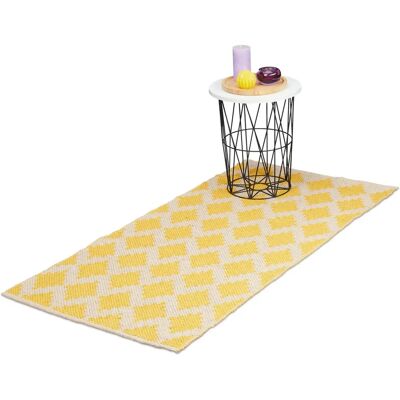 RELAXDAYS Alfombra de algodón 70x140cm Antideslizante Bohemia RELAXDAYS Alfombra de algodón 70x140cm Antideslizante Bohemia