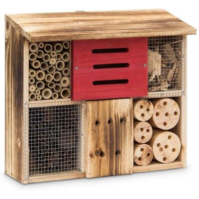 Hotel per Insetti Relaxdays - Legno Naturale, 29x33x13,5cm, Per Api & Insetti Hotel per Insetti Relaxdays - Legno Naturale, 29x33x13,5cm, Per Api & Insetti