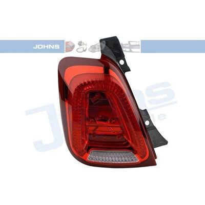 JOHNS - 30 03 87-6 - Left rear light - Car Light JOHNS - 30 03 87-6 - Left rear light - Car Light