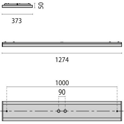 Performance in Lighting LED Wandleuchte + Deckenleuchte - 40W 4000K 4860lm IP20 Performance in Lighting LED Wandleuchte + Deckenleuchte - 40W 4000K 4860lm IP20