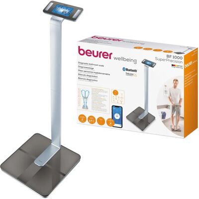 Beurer BF 1000 Super Precision Körperwaage - Ganzkörperanalyse, App-Unterstützung Beurer BF 1000 Super Precision Körperwaage - Ganzkörperanalyse, App-Unterstützung