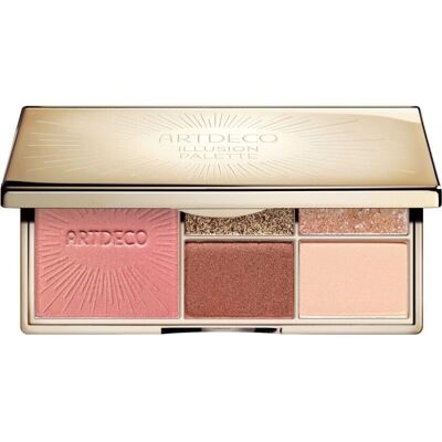 ARTDECO Nr. 4 - illusionista Make-up Palette mit 4 Lidschatten und Blusher - Makeup Palette ARTDECO Nr. 4 - illusionista Make-up Palette mit 4 Lidschatten und Blusher - Makeup Palette