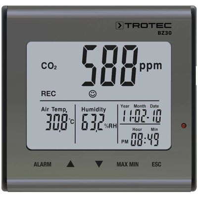 Trotec BZ30 Thermo-hygromètre enregistreur de CO2 - Type de produit - Publicité Trotec BZ30 Thermo-hygromètre enregistreur de CO2 - Type de produit - Publicité