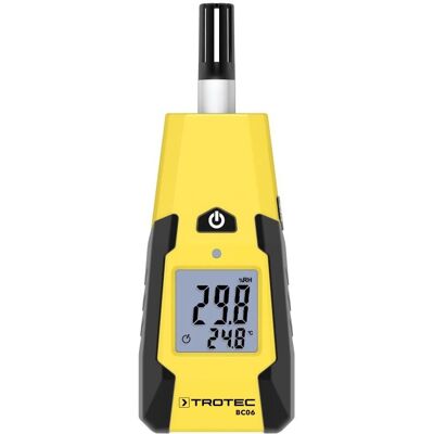 Higrómetro Trotec BC06 - Datos precisos de clima compacto Higrómetro Trotec BC06 - Datos precisos de clima compacto