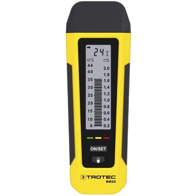 Higrômetro TROTEC BM22 - Teste preciso de madeira e materiais Higrômetro TROTEC BM22 - Teste preciso de madeira e materiais
