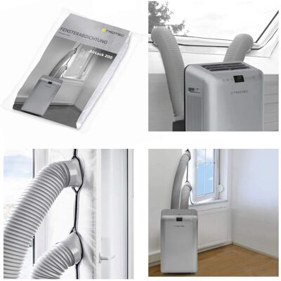 Kit d'isolation de fenêtre Trotec AirLock 200 - Pour climatiseurs mobiles - Publicité Kit d'isolation de fenêtre Trotec AirLock 200 - Pour climatiseurs mobiles - Publicité