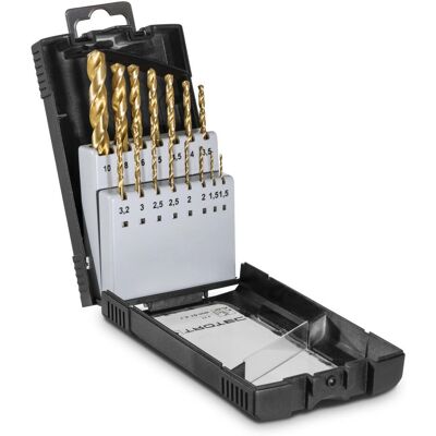 Set punte HSS per metallo - 15 pezzi Set punte HSS per metallo - 15 pezzi