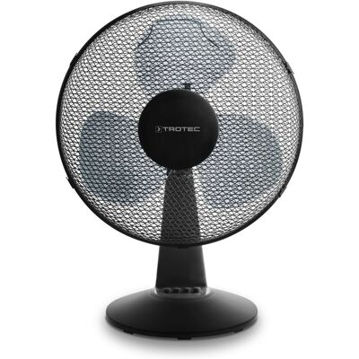 Ventilatore da tavolo portatile Trotec - 3 velocità - 40W - Nero Ventilatore da tavolo portatile Trotec - 3 velocità - 40W - Nero