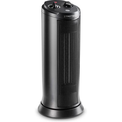 Trotec Chauffage céramique noir TFC 19 E - Chauffage + Station météo - Publicité Trotec Chauffage céramique noir TFC 19 E - Chauffage + Station météo - Publicité