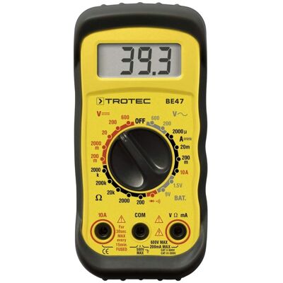 Trotec Multimètre BE47 - Multimètre - Publicité Trotec Multimètre BE47 - Multimètre - Publicité