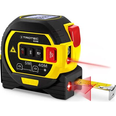Trotec BD8M - Laser-Entfernungsmesser, Kreuz-Laser, Ausziehbares Maßband Trotec BD8M - Laser-Entfernungsmesser, Kreuz-Laser, Ausziehbares Maßband