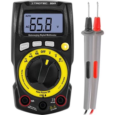 Multimetro digitale Trotec BE49 - 7 funzioni per fai-da-te e auto Multimetro digitale Trotec BE49 - 7 funzioni per fai-da-te e auto
