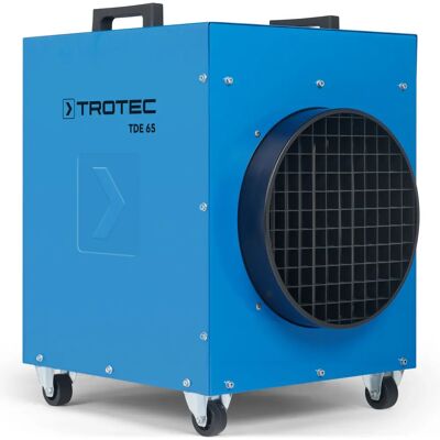 Chauffage de chantier électrique Trotec TDE 65 V2 - Portable, Gain de place - Publicité Chauffage de chantier électrique Trotec TDE 65 V2 - Portable, Gain de place - Publicité