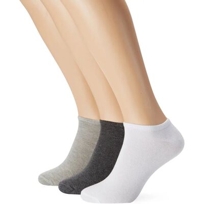S.OLIVER Unisex Grau 10er Pack Sneakersocken S.OLIVER Unisex Grau 10er Pack Sneakersocken