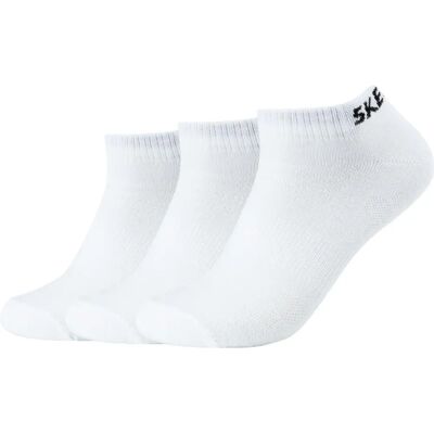 Skechers Weiße Mesh-Ventilationssocken - 3er Pack, Modell SK43022-1000 Skechers Weiße Mesh-Ventilationssocken - 3er Pack, Modell SK43022-1000
