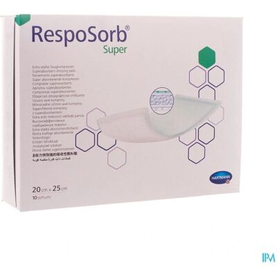 Hartmann RespoSorb Super Pansement - Wound Dressing - Publicité Hartmann RespoSorb Super Pansement - Wound Dressing - Publicité
