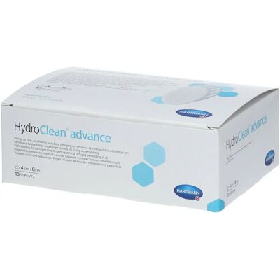 Hartmann HydroClean Advance 4 x 8 cm - Pansement - Publicité Hartmann HydroClean Advance 4 x 8 cm - Pansement - Publicité