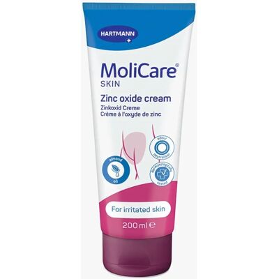 Hartmann - Molicare Skin - Oxide de Zinc - 200 ml - Crème - Publicité Hartmann - Molicare Skin - Oxide de Zinc - 200 ml - Crème - Publicité