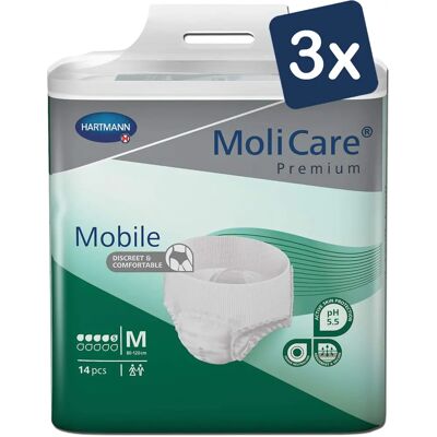 Hartmann MoliCare Mobile 5 Almohadillas Absorbentes - Incontinencia Hartmann MoliCare Mobile 5 Almohadillas Absorbentes - Incontinencia