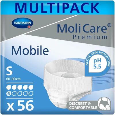 Hartmann MoliCare Mobile 6 gouttes - Pantalons d'incontinence - Publicité Hartmann MoliCare Mobile 6 gouttes - Pantalons d'incontinence - Publicité