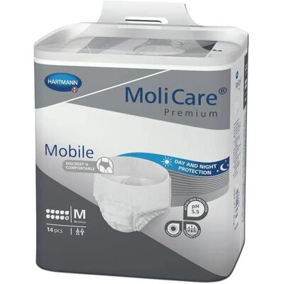 Hartmann MoliCare Mobile 10 Large - Pantalons absorbants - Publicité Hartmann MoliCare Mobile 10 Large - Pantalons absorbants - Publicité