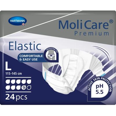 Molicare Premium Elastic 9 Kapky Velikost L - Inkontinenční slipy Molicare Premium Elastic 9 Kapky Velikost L - Inkontinenční slipy
