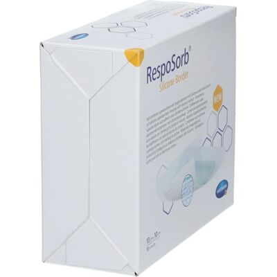 Tampons en silicone Resposorb Hartmann - 10x10cm - Publicité Tampons en silicone Resposorb Hartmann - 10x10cm - Publicité