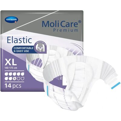Molicare Premium Elastic XL - Protections d'incontinence - Publicité Molicare Premium Elastic XL - Protections d'incontinence - Publicité