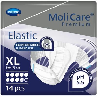 Molicare Premium Elastic - Protections d'incontinence - XL - 14 unités Molicare Premium Elastic - Protections d'incontinence - XL - 14 unités