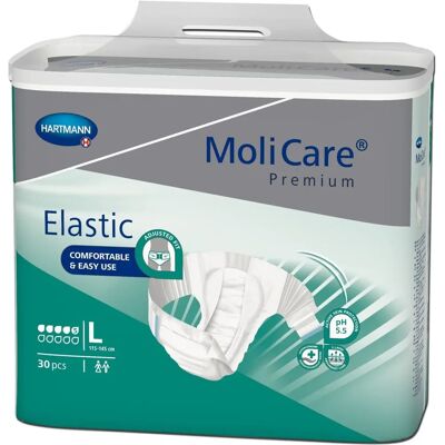 Molicare Premium Elastic Slip - Grand - Protections jetables - Publicité Molicare Premium Elastic Slip - Grand - Protections jetables - Publicité