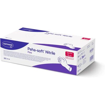 Guanti Hartmann Peha-Soft Nitrile Fino - Senza Polvere, Texturizzati, Medici Guanti Hartmann Peha-Soft Nitrile Fino - Senza Polvere, Texturizzati, Medici