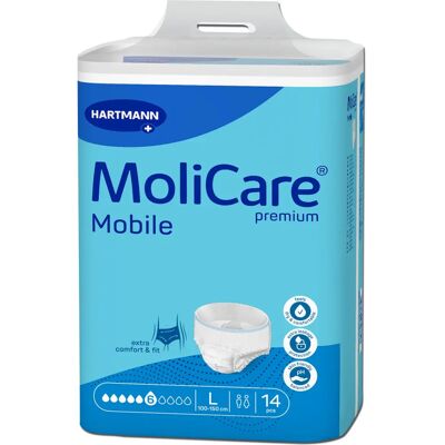 MoliCare 166015 Pieluchy dla dorosłych - Biała - L - Pieluchy dla dorosłych MoliCare 166015 Pieluchy dla dorosłych - Biała - L - Pieluchy dla dorosłych