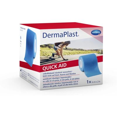 DermaPlast Quick Aid Blauw 6 cm x 2 m - Eerste Hulp Tape DermaPlast Quick Aid Blauw 6 cm x 2 m - Eerste Hulp Tape