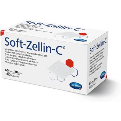 Hartmann Soft-Zellin C - Alkoholové ubrousky pro hygienu Hartmann Soft-Zellin C - Alkoholové ubrousky pro hygienu