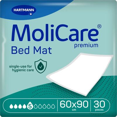MoliCare Premium Betttuch 5 Tropfen - Bettunterlage MoliCare Premium Betttuch 5 Tropfen - Bettunterlage