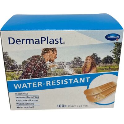 Hartmann Dermaplast Pansements Imperméables 19x72 mm - 100 pcs - Publicité Hartmann Dermaplast Pansements Imperméables 19x72 mm - 100 pcs - Publicité