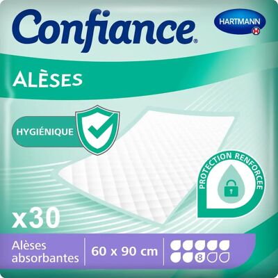 Marque Hartmann Modèle 60x90 Alèse d'incontinence - 8G - Pack 30 - Publicité Marque Hartmann Modèle 60x90 Alèse d'incontinence - 8G - Pack 30 - Publicité
